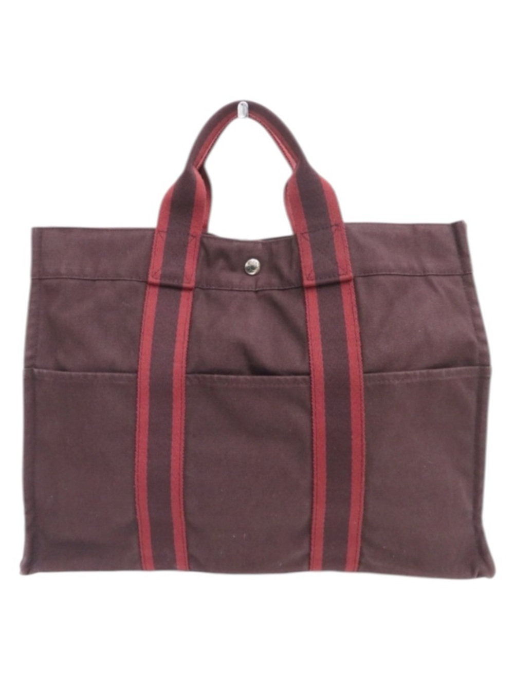 NWOT Vintage Hermès Fourre‑Tout MM Toile Tote Bag - Picture 3 of 13
